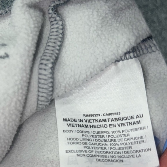 Adidas- Grey and black hooded sweatshirt - Picture 5 of 6